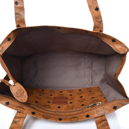 MCM Visetos Shoulder Bag Cognac 5 of 9