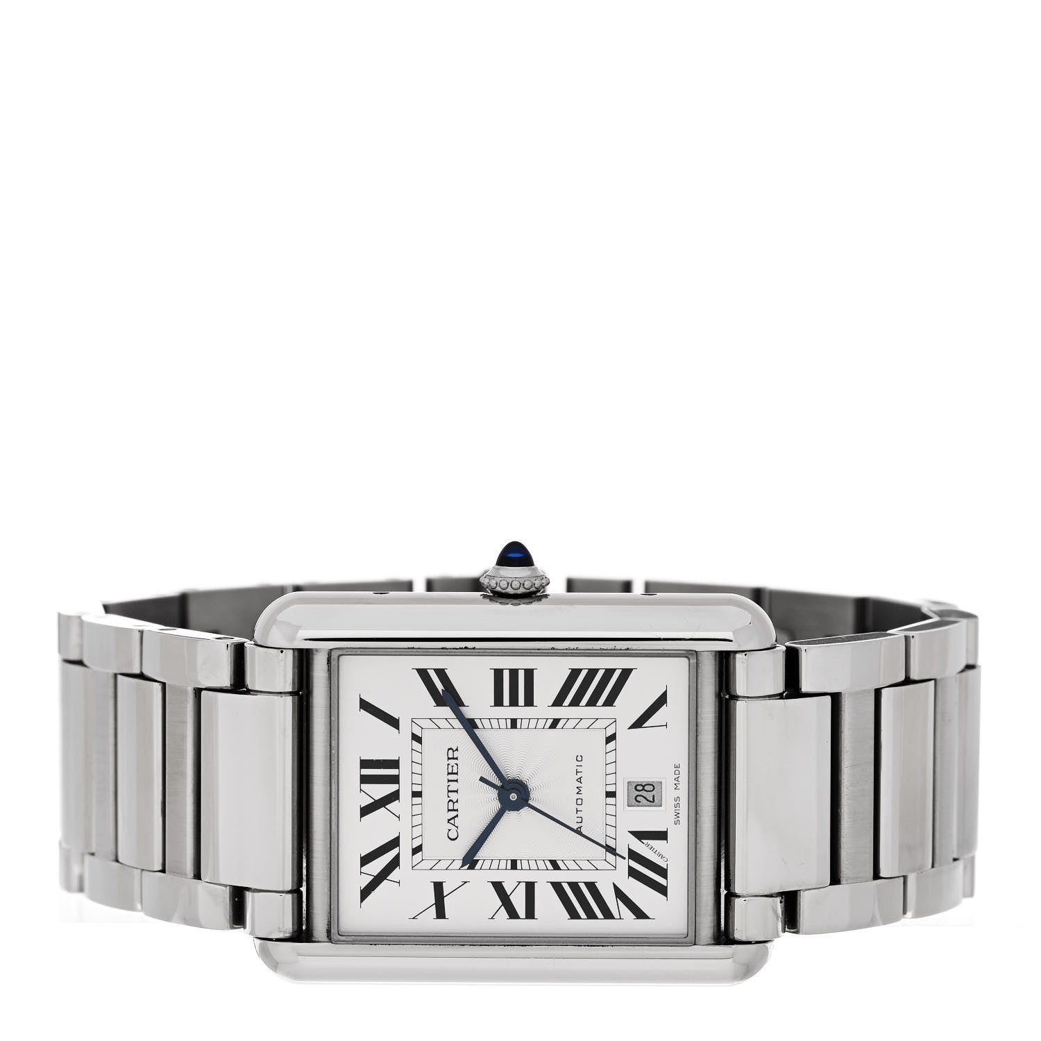 Cartier Stainless Steel 31mm Tank Must Automatic Watch 2 of 5