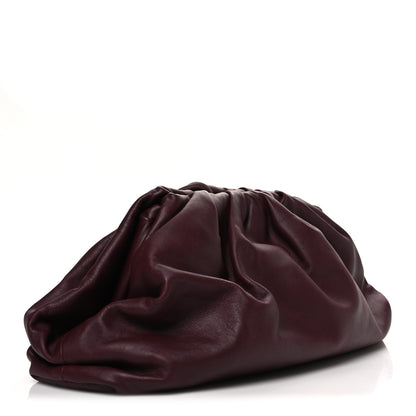 Bottega Veneta Smooth Butter Calf The Pouch Oversized Clutch Bordeaux 3 of 12