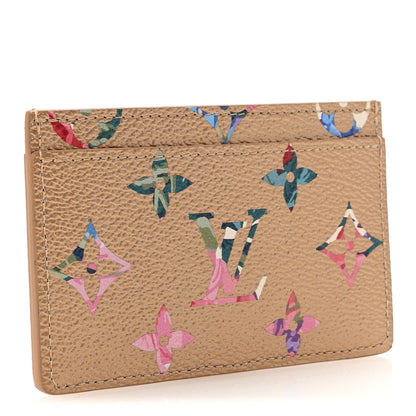 Louis Vuitton Metallic Monogram LV Garden Card Holder Gold 3 of 7