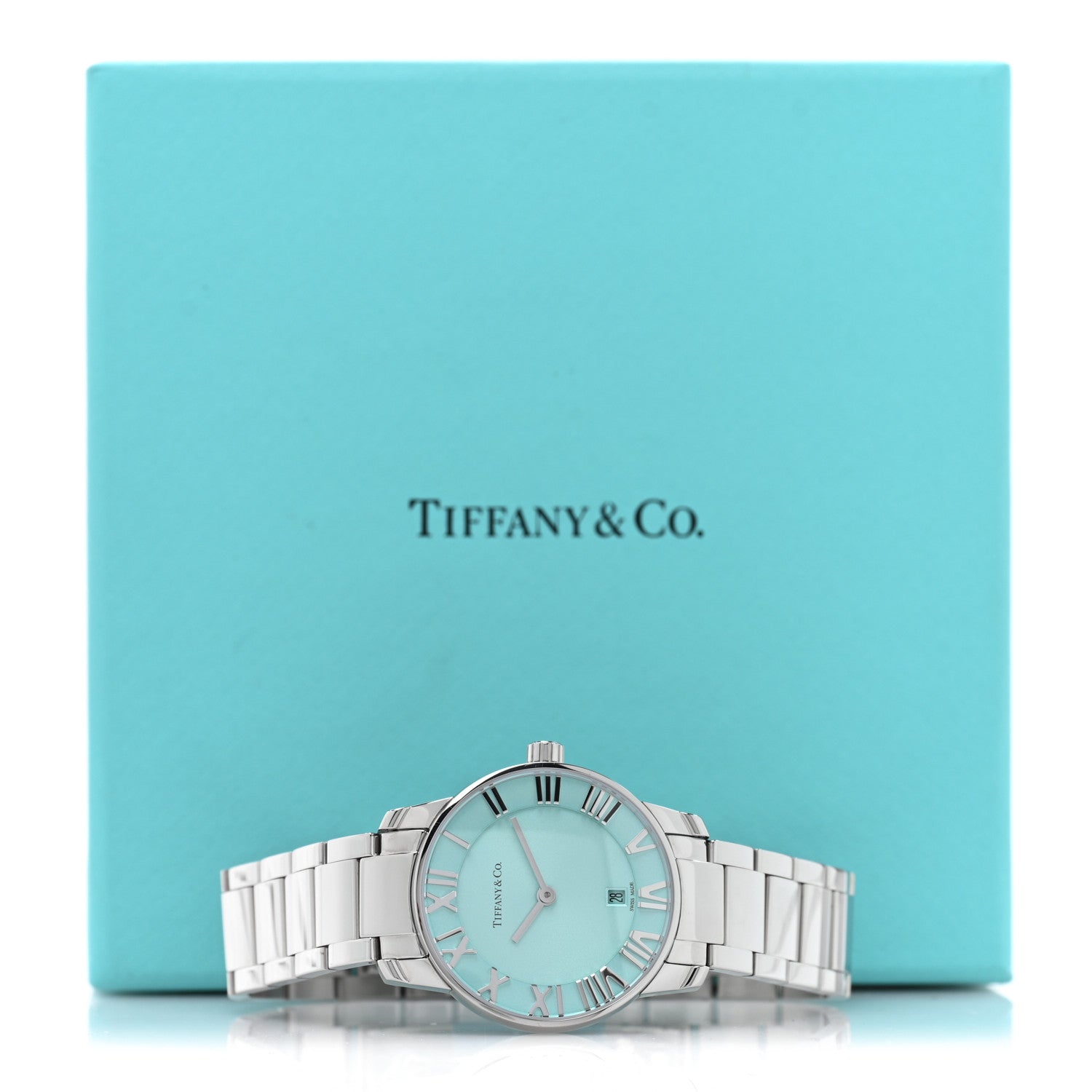 Tiffany Stainless Steel 29mm Atlas 2-Hand Quartz Watch Tiffany Blue 5 of 5