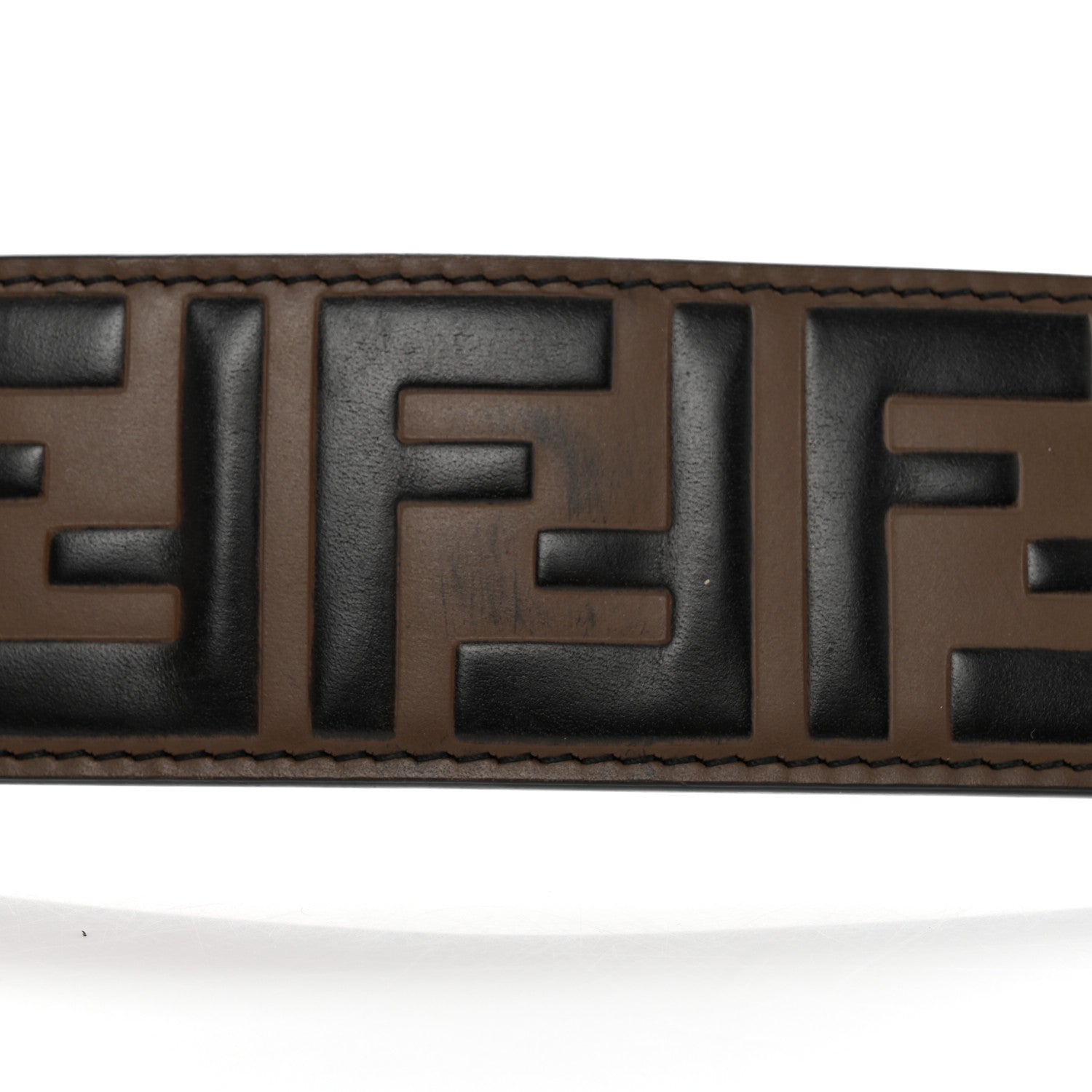 Fendi Calfskin FF 1974 Embossed Mini Strap You Maya Black 5 of 5