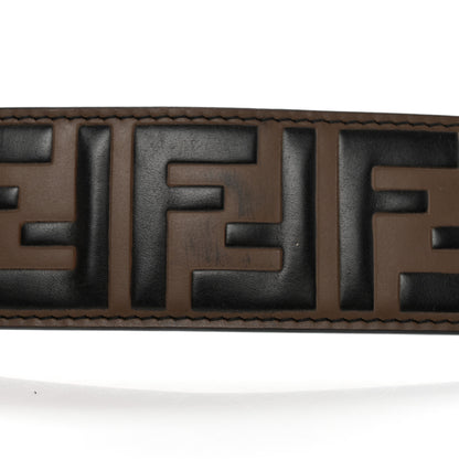 Fendi Calfskin FF 1974 Embossed Mini Strap You Maya Black 5 of 5