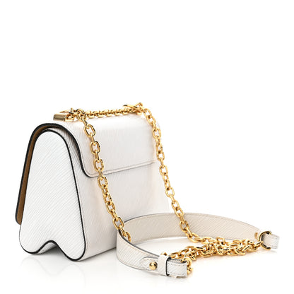 Louis Vuitton Epi Twist Shoulder Bag PM White 4 of 17