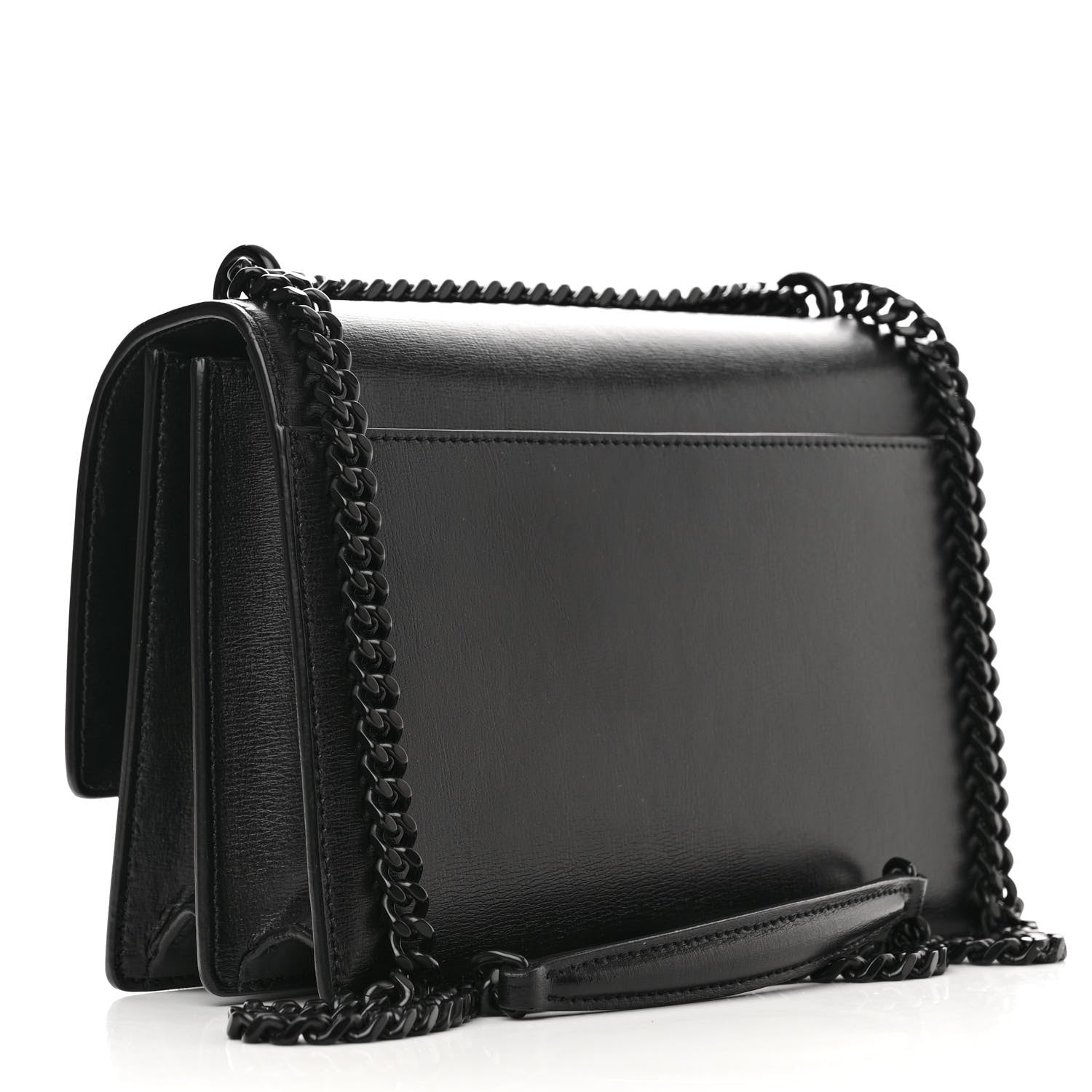 Saint Laurent Calfskin Medium Monogram Monochrome Sunset Black 3 of 13