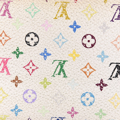 Louis Vuitton Monogram Multicolor Sarah Wallet White 19 of 20