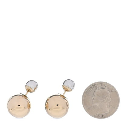 Christian Dior Mise En Dior Tribal Earrings Silver Gold 2 of 4