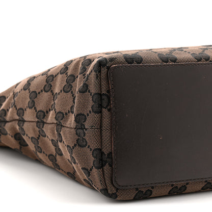 Gucci Monogram Small Bucket Tote Dark Brown 9 of 13