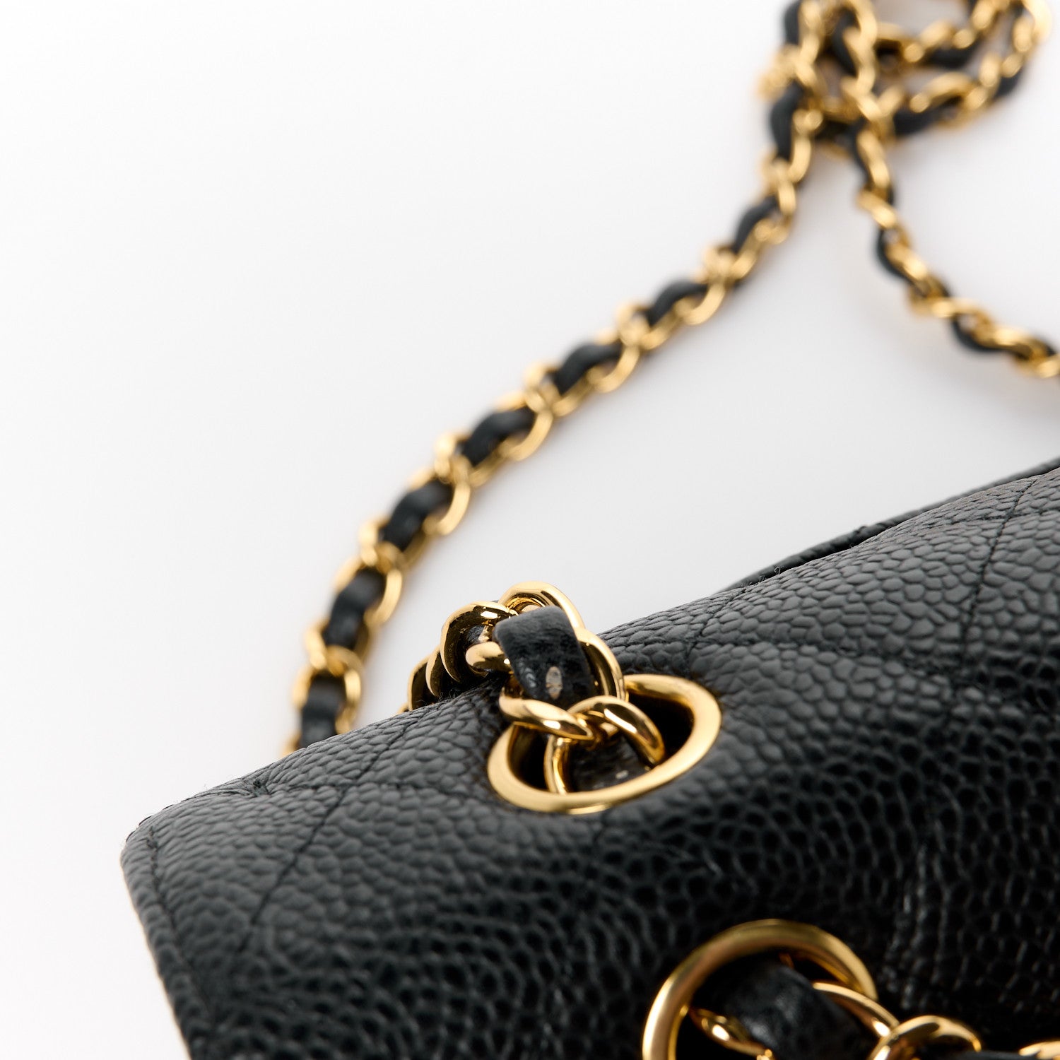 Chanel Caviar Quilted Medium Double Flap Black 12 of 12