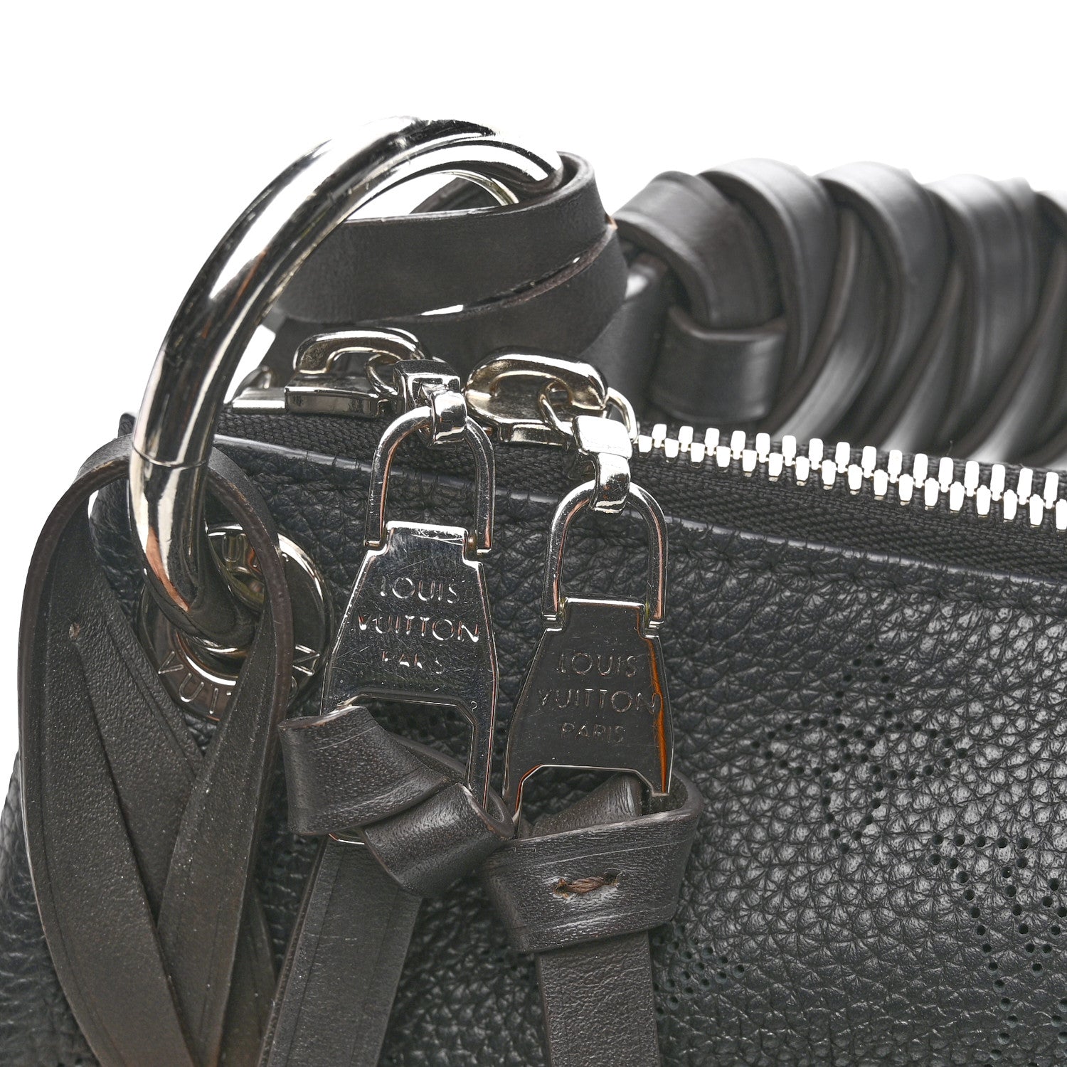 Louis Vuitton Mahina Beaubourg Hobo MM Black 12 of 12