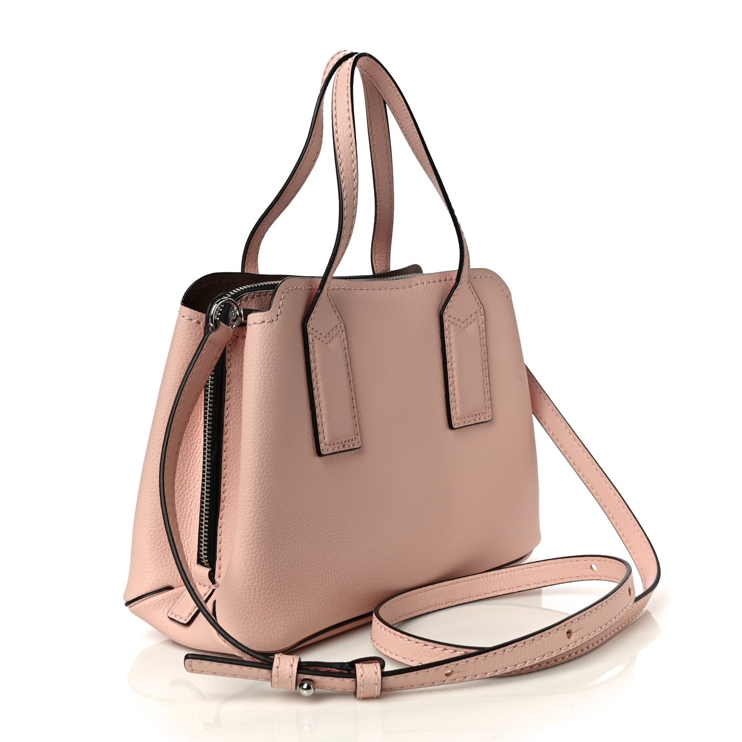 Marc Jacobs Pebbled Calfskin Editor Shopping Tote Pearl Pink 2 of 11