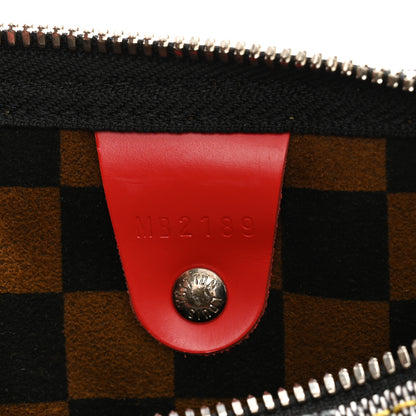Louis Vuitton Damier Speedy Bandouliere 30 Black White 8 of 10