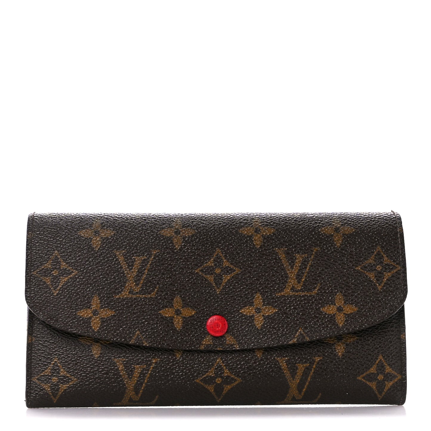 Monogram Emilie Wallet Rouge