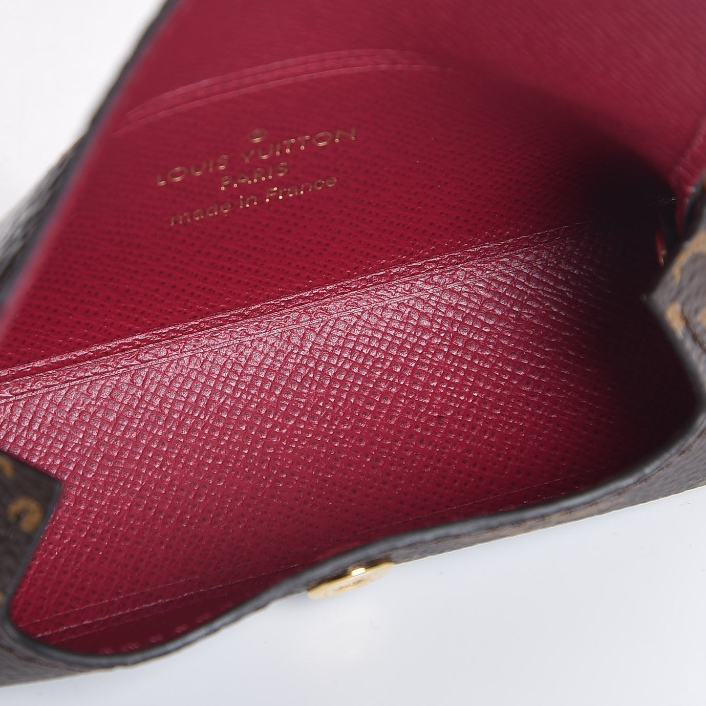 Monogram Lipstick Case Fuchsia