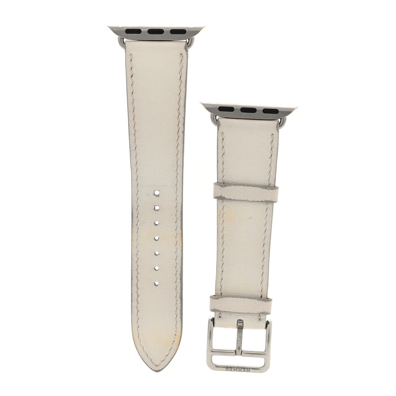 Hermes Swift 41mm Apple Watch Single Tour Band Craie 1 of 8