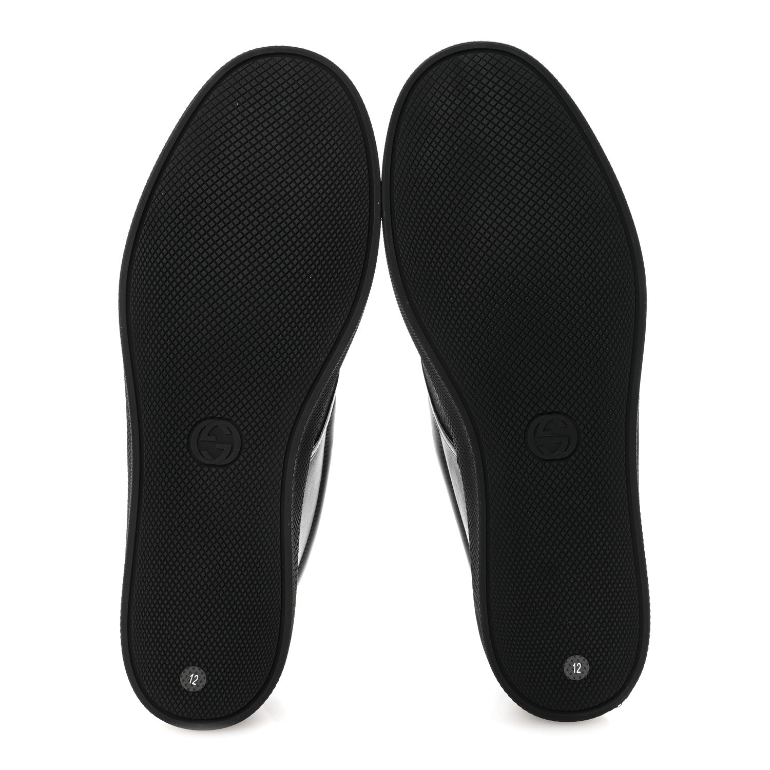 Gucci GG Supreme Monogram Mens Slip On Sneaker 12 Black 6 of 10