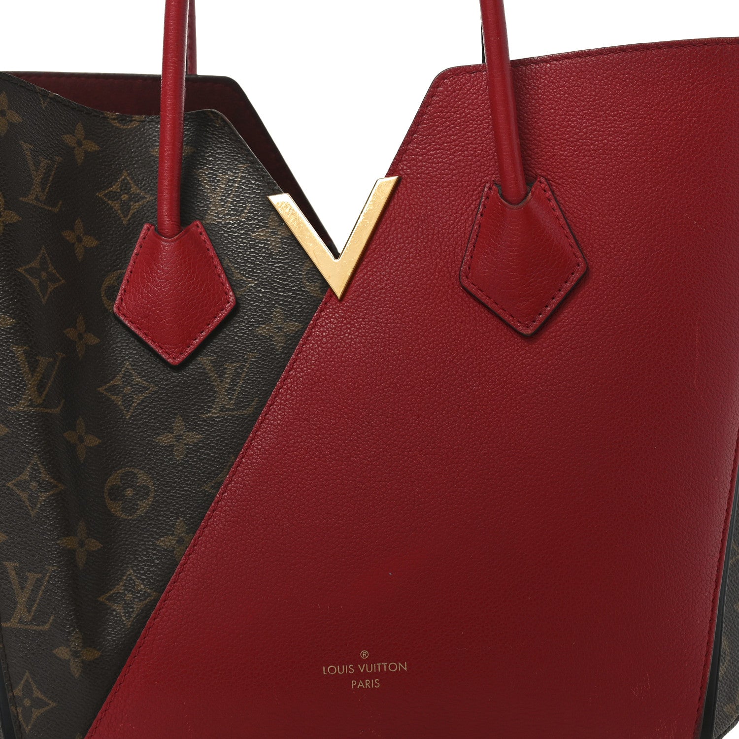 Louis Vuitton Calfskin Monogram Kimono Tote Cherry 7 of 11