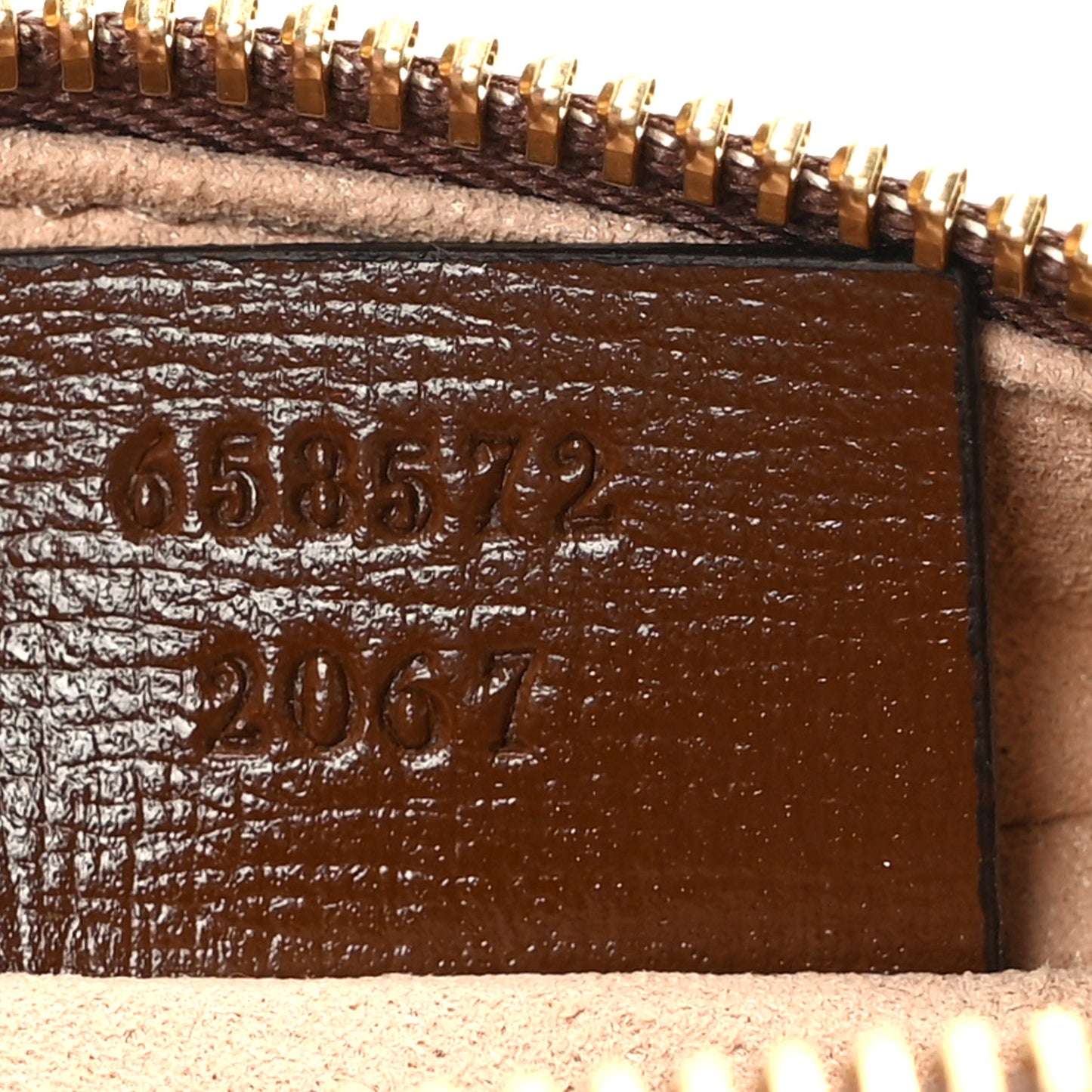 GG Supreme Monogram Azalea Calfskin Mini Retro Interlocking G Shoulder Bag Beige Ebony Brown Sugar
