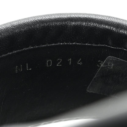 Louis Vuitton Logo Slide Sandals 39 Black 9 of 10