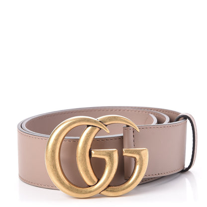Gucci Calfskin Double G 40mm Belt 70 28 Porcelain Rose 1 of 5