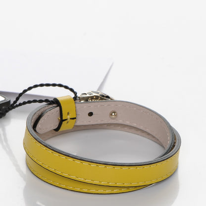 Bulgari Calfskin Serpenti Forever Double Coil Bracelet M Citrine 3 of 6