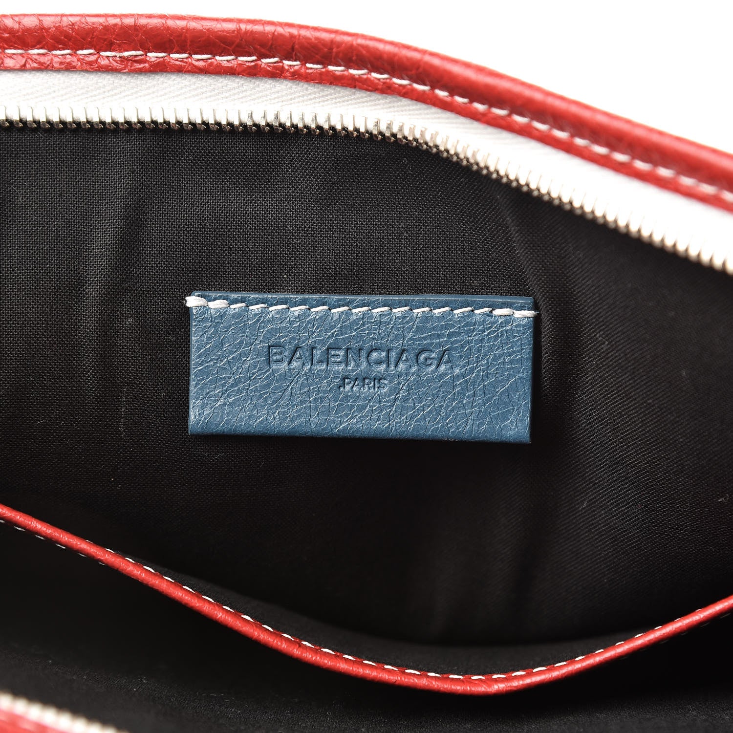 Balenciaga Agneau Arena Multicolore Bazar Pouch Grey White Black Red Blue 6 of 8