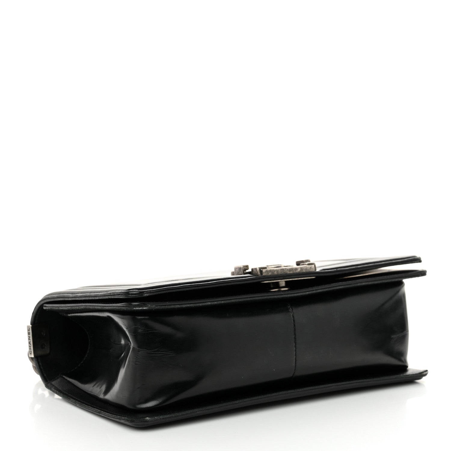Chanel Glazed Calfskin Medium Boy Flap Black 4 of 13