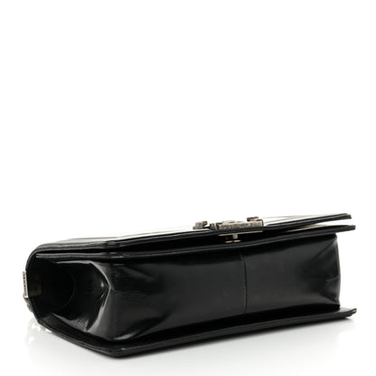 Chanel Glazed Calfskin Medium Boy Flap Black 4 of 13