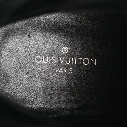 Louis Vuitton Patent Calfskin Monogram Star Trail Ankle Boots 40 Black 9 of 12