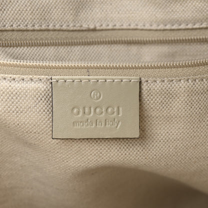 Gucci Monogram Margaux Calfskin Medium Sukey Top Handle Bag Beige Ebony Mystic White 6 of 11