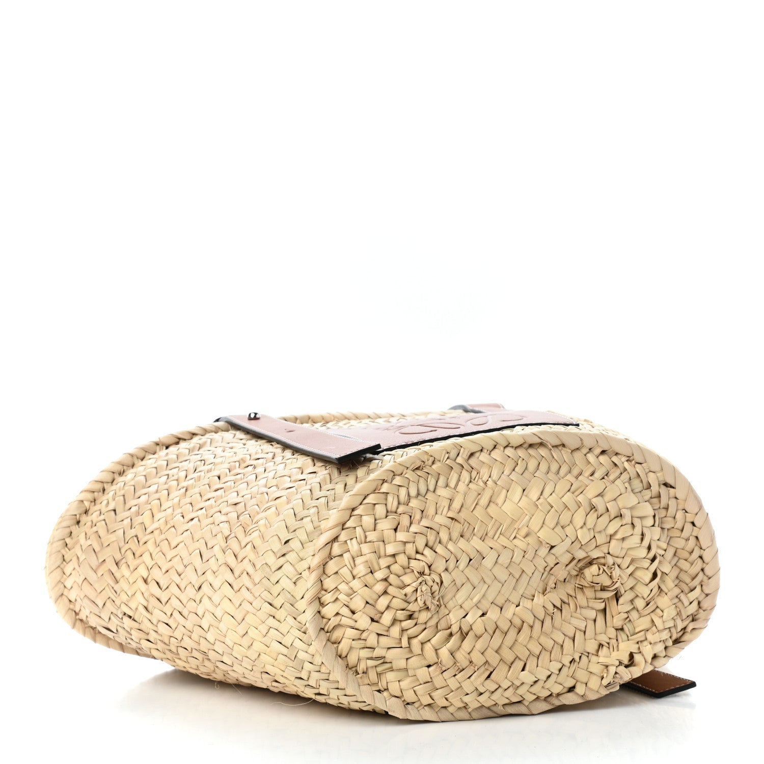 Loewe Raffia Basket Tote Bag Natural Tan 4 of 9