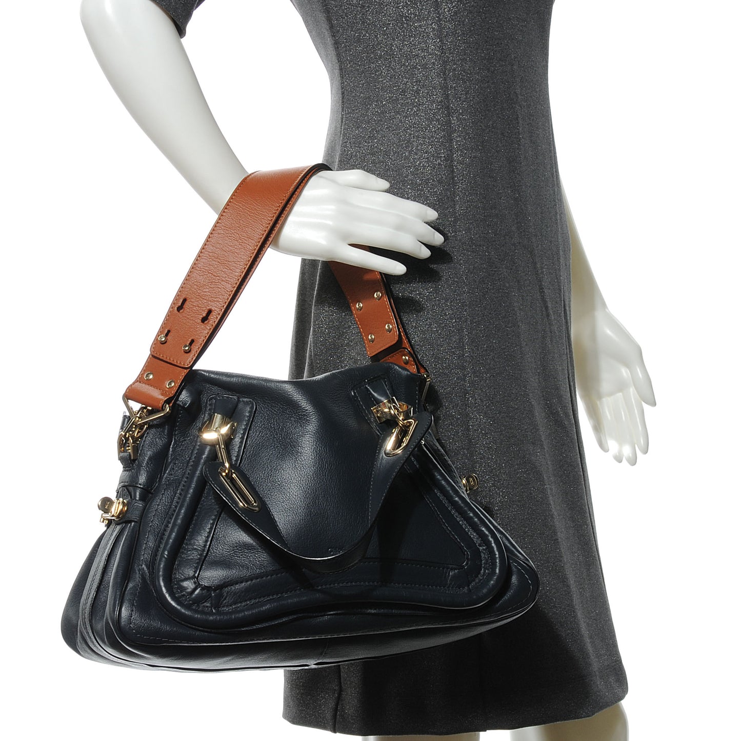 Leather Medium Military Paraty Black Bat