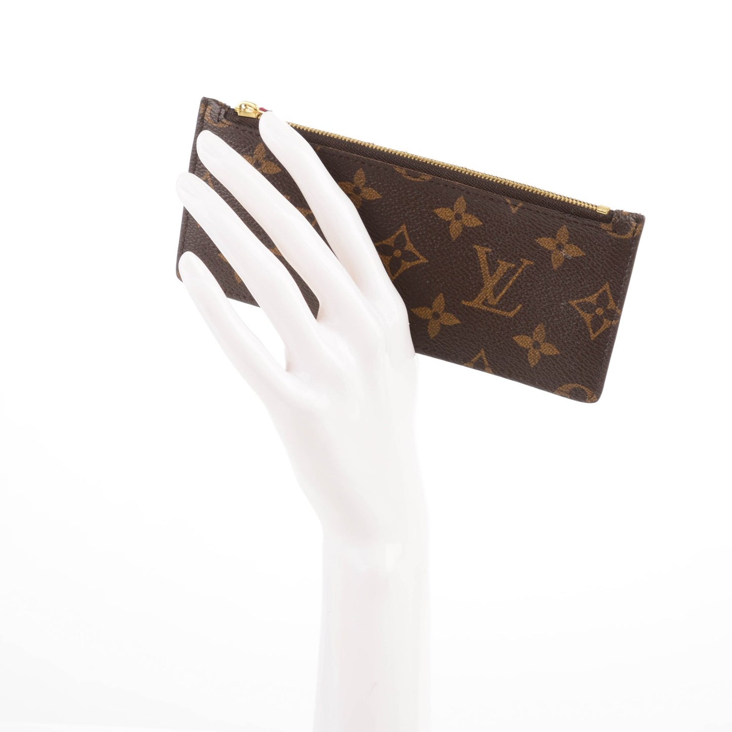 Monogram Felicie Chain Wallet Zippered Insert