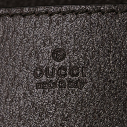 Gucci GG Supreme Monogram Textured Dollar Calfskin Web Mini Ophidia Envelope Shoulder Bag Beige Ebony 6 of 10