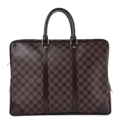 Louis Vuitton Damier Ebene Porte Documents Voyage 1 of 12