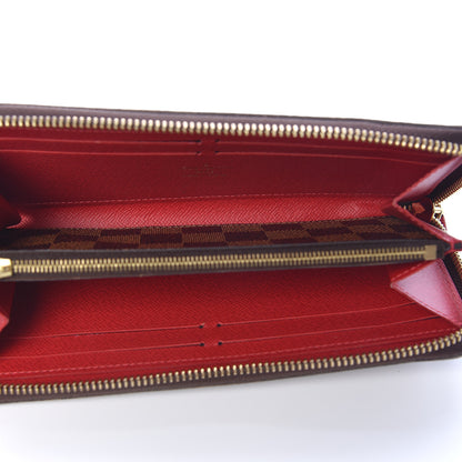 Louis Vuitton Damier Ebene Clemence Wallet Cherry 5 of 9