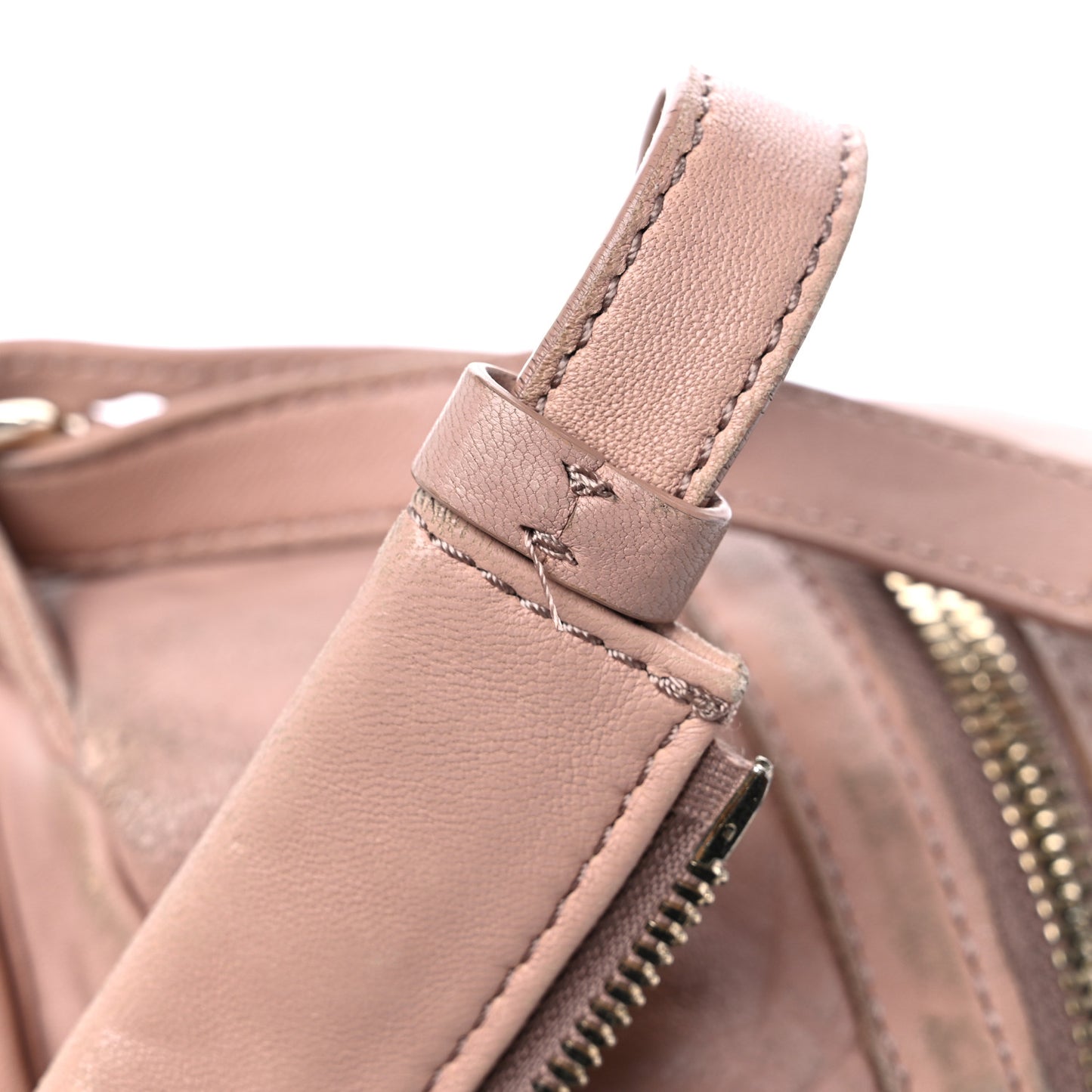 Lambskin Mini Marti Backpack Pink Gold Hardware
