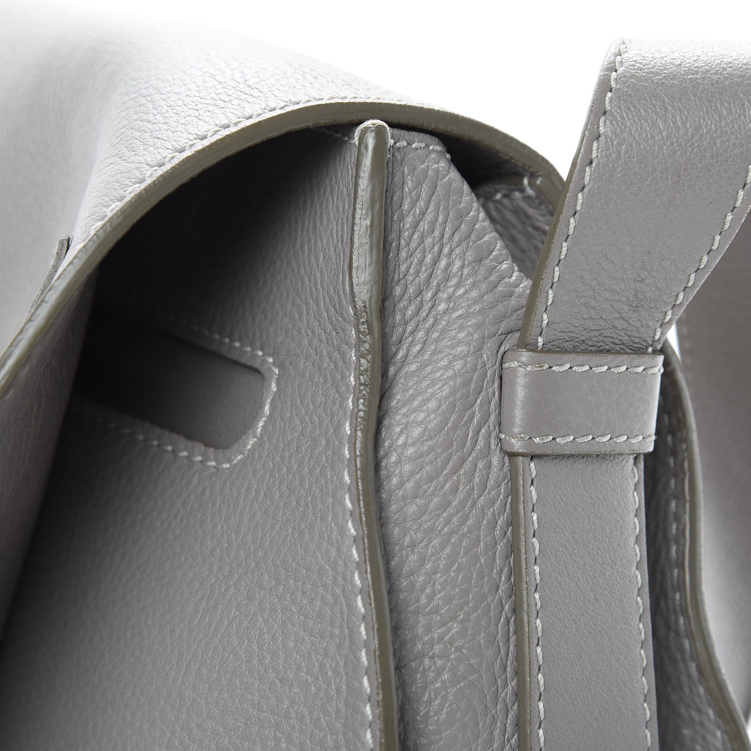 Chloe Calfskin Medium Marcie Round Crossbody Bag Cashmere Grey 16 of 16