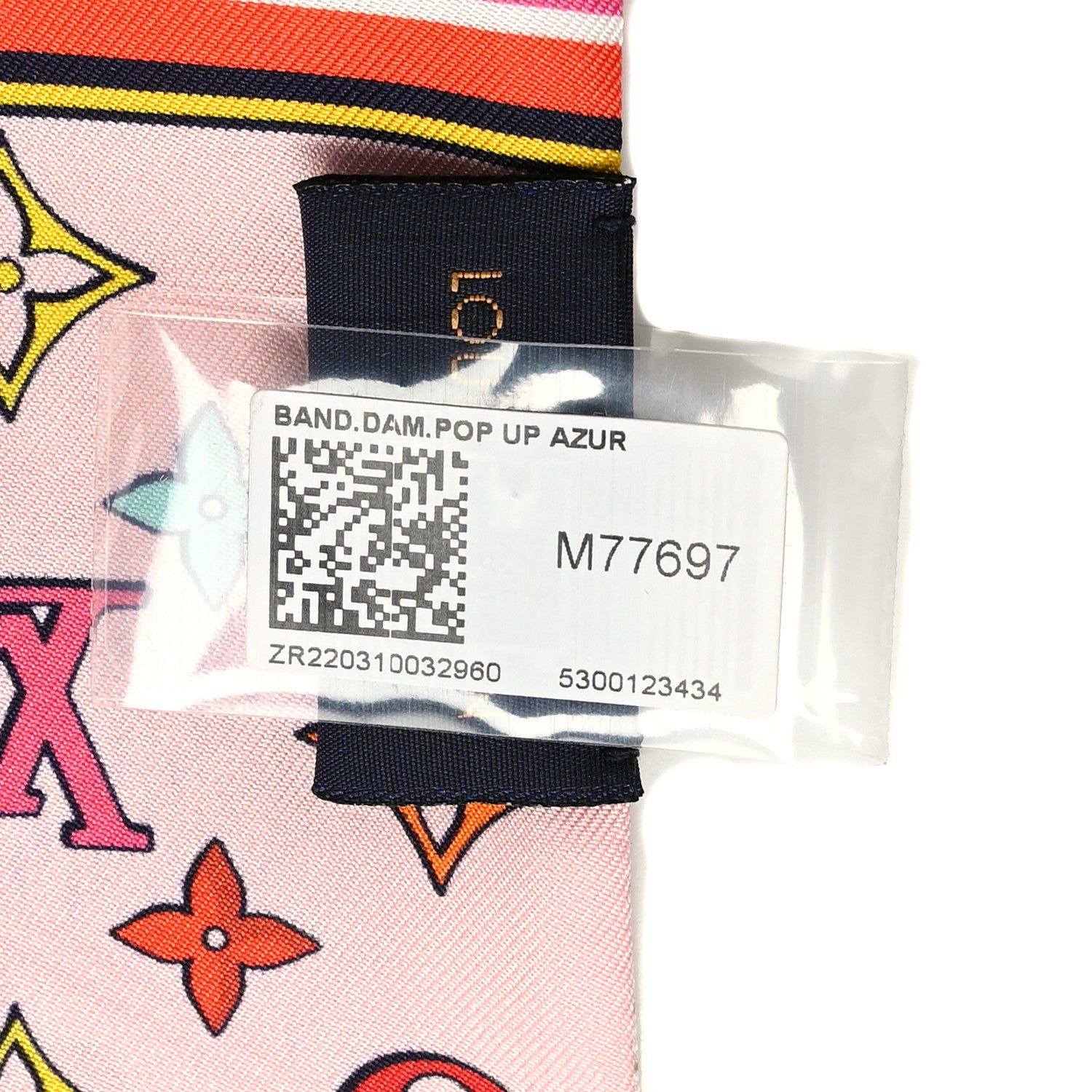Louis Vuitton Silk Damier Pop Up Bandeau Azur 3 of 3