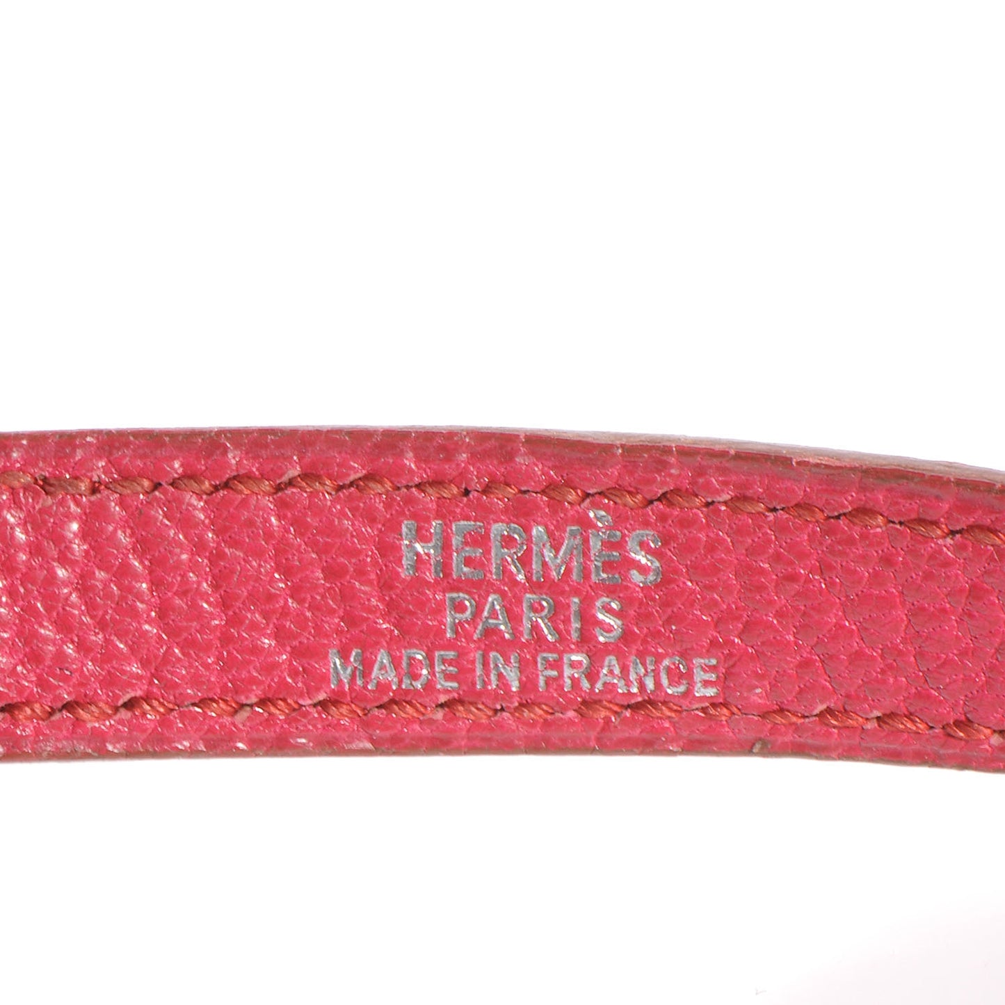 Chevre Mysore Kelly Double Tour Bracelet Small Fuchsia