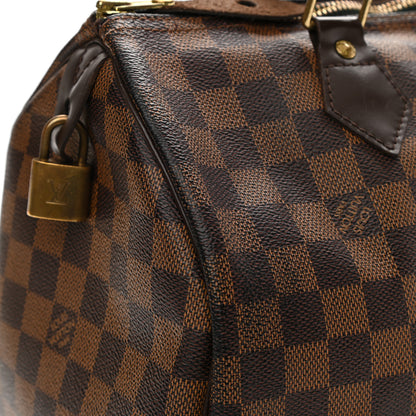 Louis Vuitton Damier Ebene Speedy 30 15 of 15