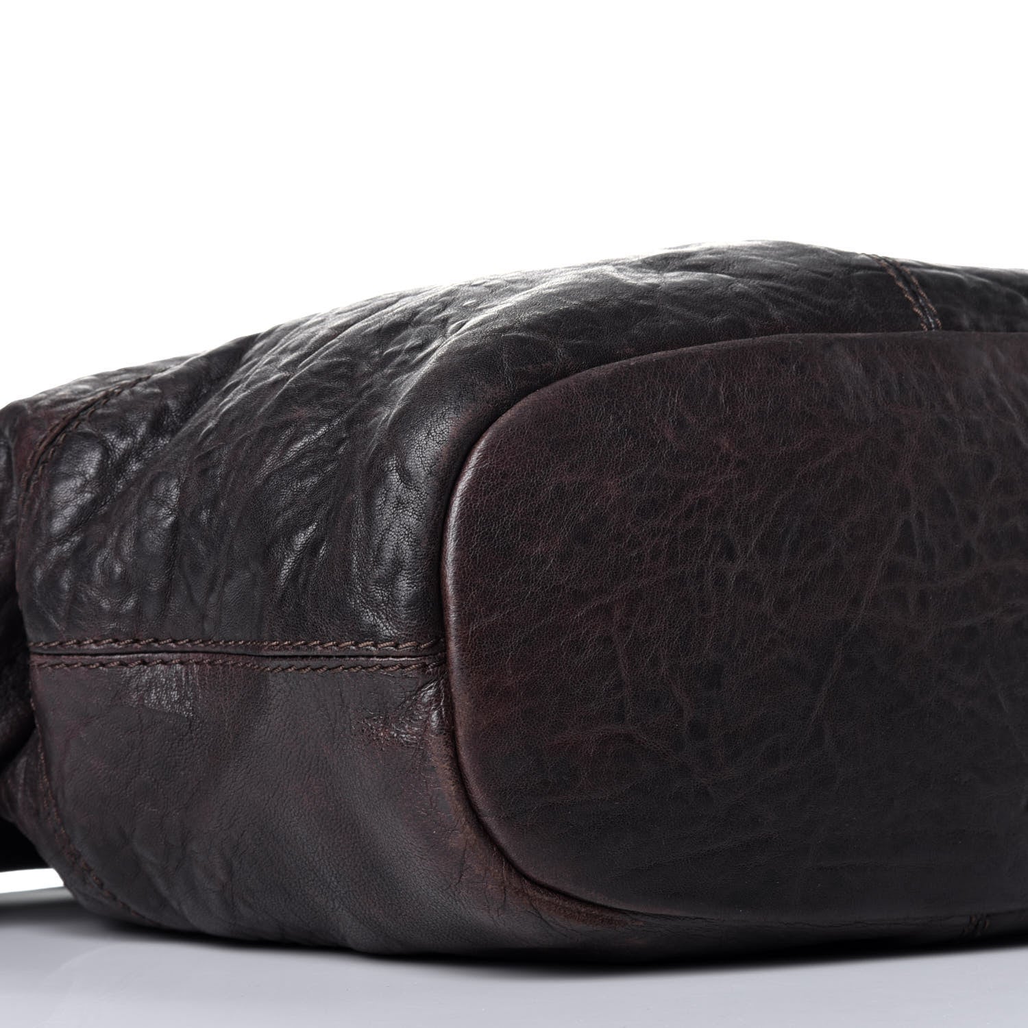 Givenchy Wrinkled Lambskin Medium Nightingale Dark Brown 8 of 9