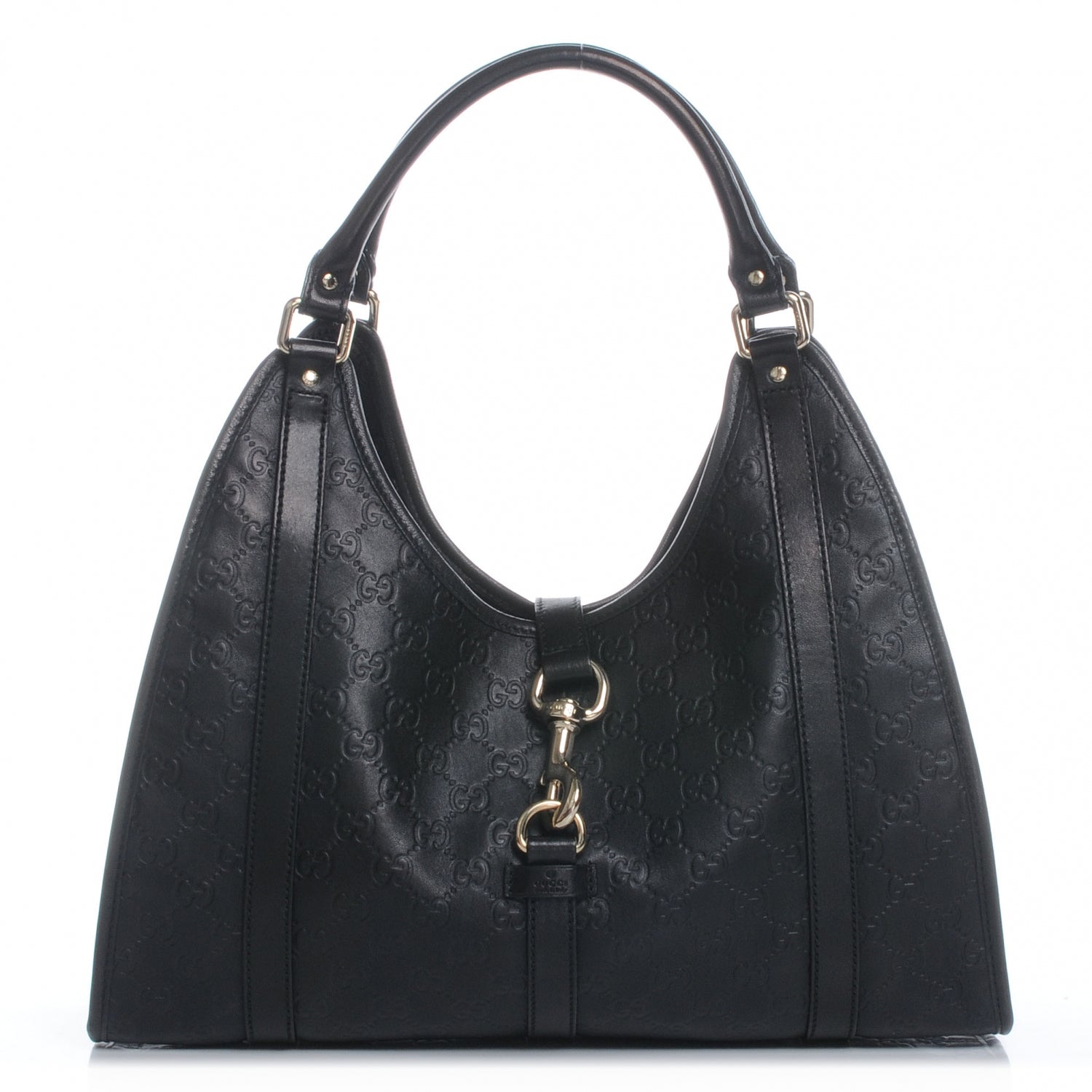 Gucci Guccissima Medium Joy Shoulder Bag Black 1 of 7