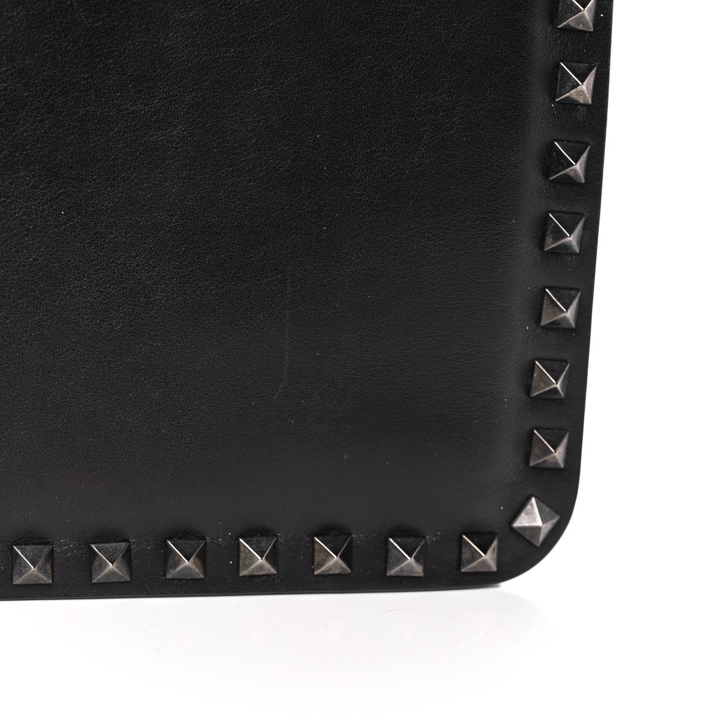Vitello Rockstud All Over Top Handle Bag Black