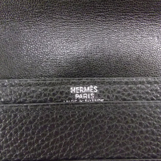 Togo Dogon Wallet Waist Pouch Black
