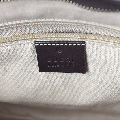 Gucci GG Supreme Monogram Small Zippered Tote Dark Brown 6 of 9