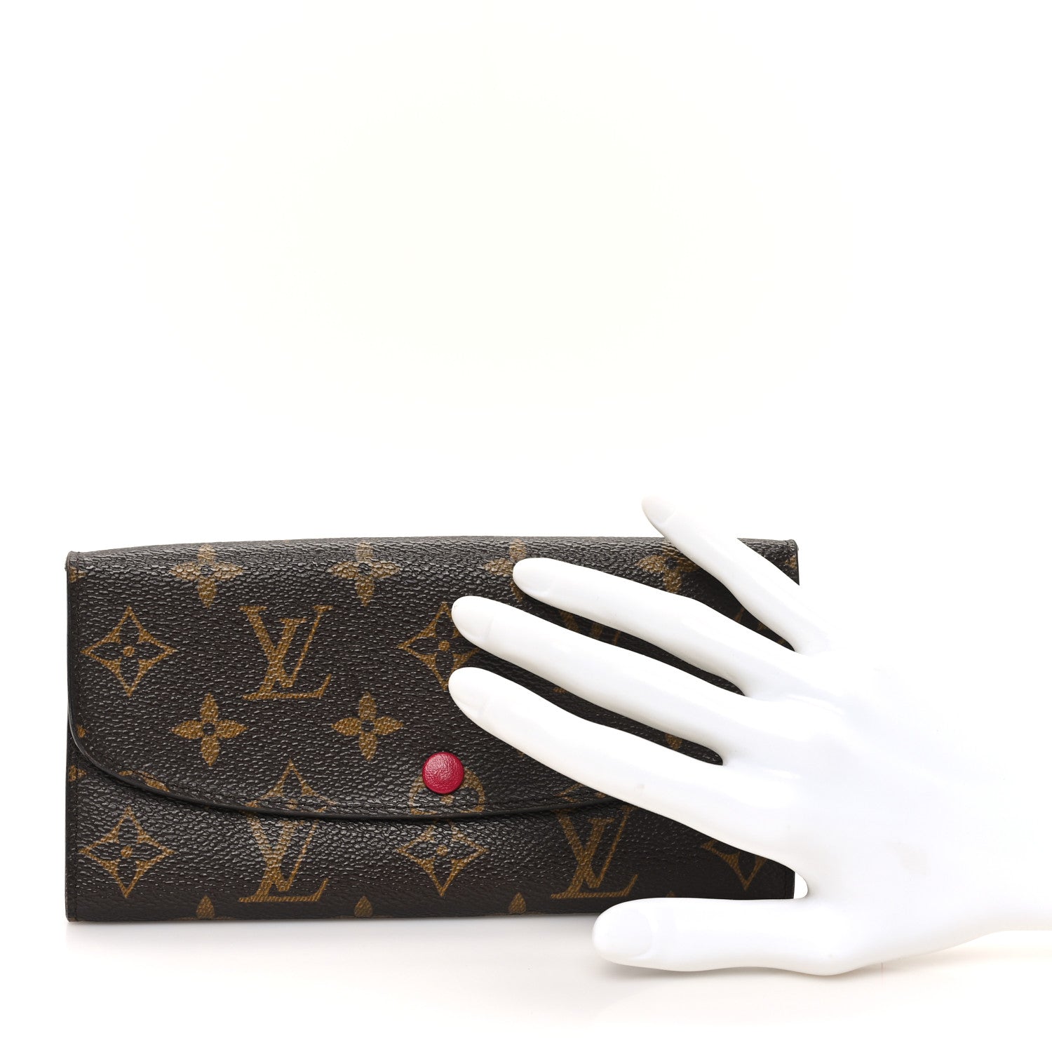Louis Vuitton Monogram Emilie Wallet Fuchsia 2 of 8