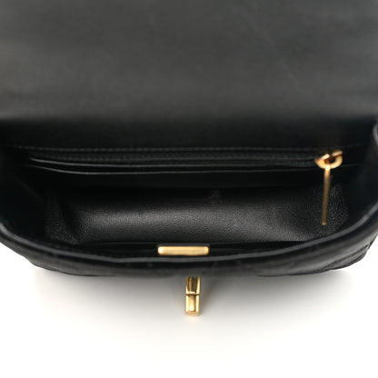Chanel Velvet Enamel Mini Flap Black 5 of 15