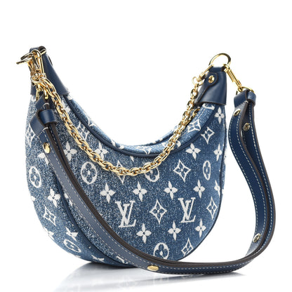 Louis Vuitton Monogram Jacquard Denim Loop Bleu 2 of 8