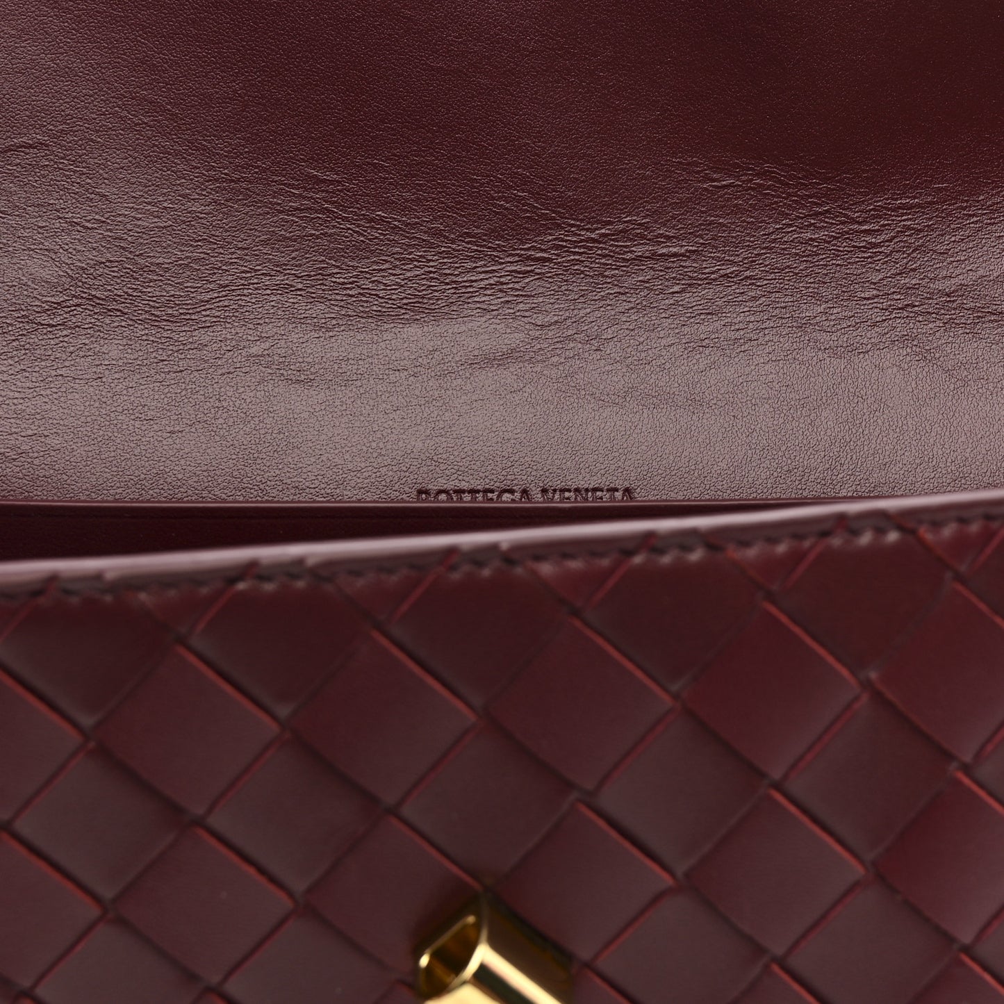 Nappa Intrecciato Long Andiamo Top Handle Clutch Barolo